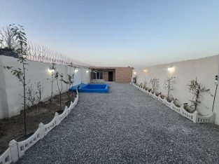 ۲۰۰ متر باغچه نقلی به همراه ۵۰ متر بنا