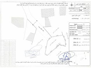زمین مسکونی ۲۶۴ مترمربع در روستای لیالمان